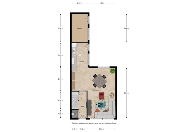 Floorplan - Bernhardstraat 29, 4532 AS Terneuzen